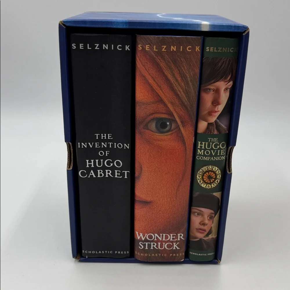 Brian Selznick Book Set Invention Of Hugo Cabaret Companion Wonder Struck